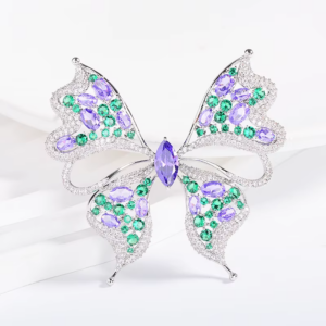 Брошь Violet Butterfly из серии Purple Garden