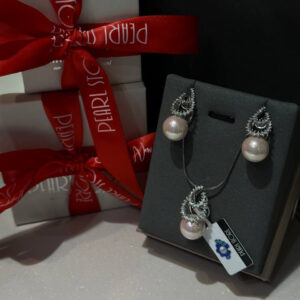 Серьги с Гарнитур Paradise fruits с лавандовым Shell Pearl