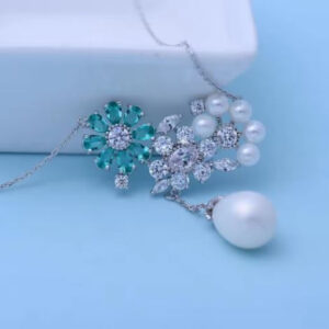 Колье Sky Bouquet с белым Shell Pearl