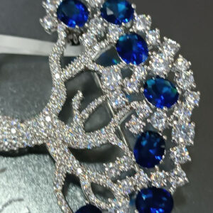 Брошь Sapphire tree