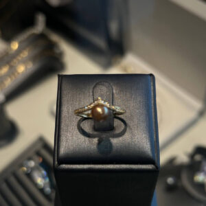 Кольцо Noire серии Bauhaus Champagne Gold